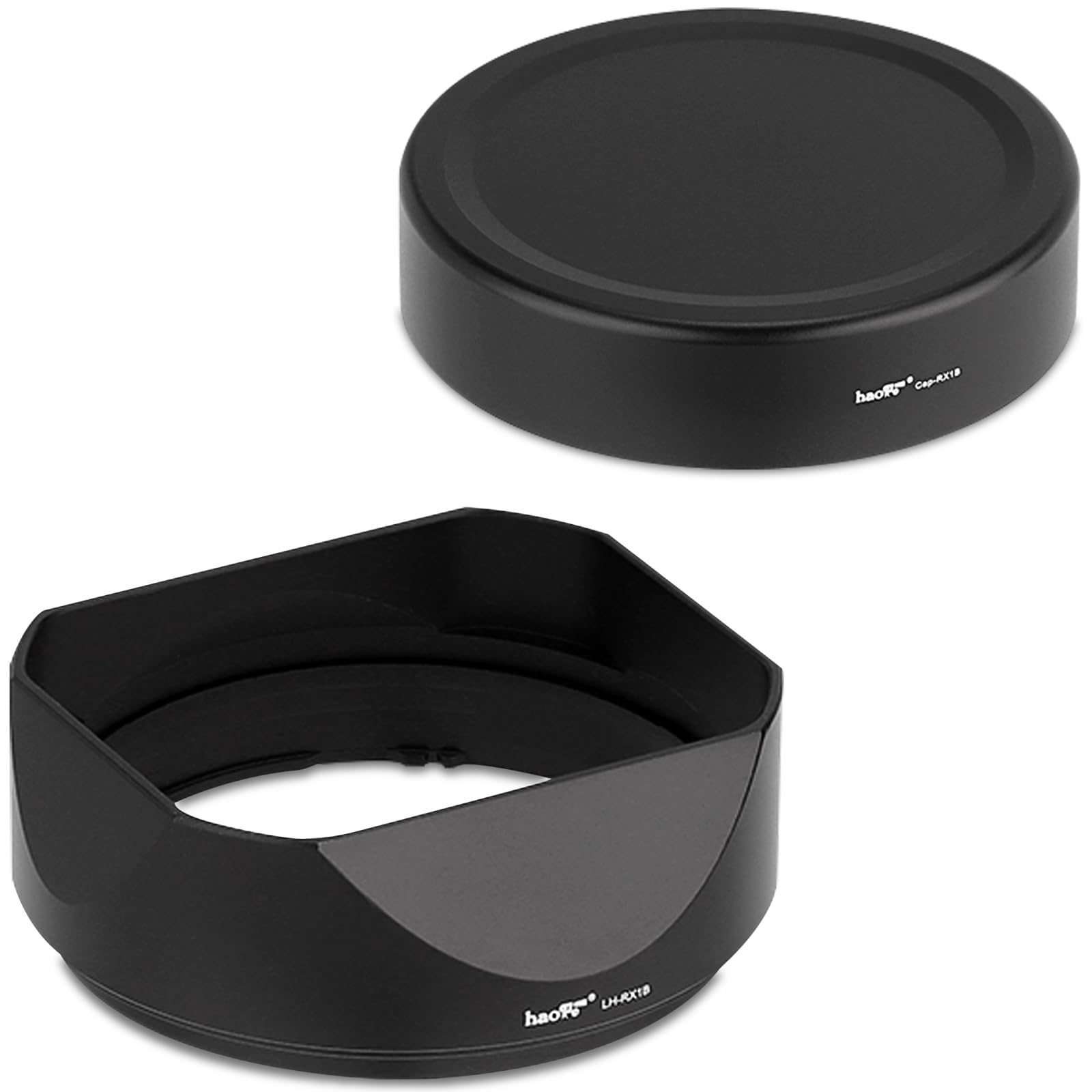 Amazon | haoge メタル 正方形 レンズフード + フードキャップ 富士